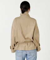 Short Trench Coat-Forget-me-nots-Forget-me-nots Online Store