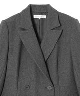 Long Meltone Coat-Forget-me-nots-Forget-me-nots Online Store