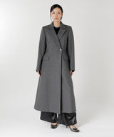Long Meltone Coat-Forget-me-nots-Forget-me-nots Online Store