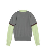 Layered Knit Tops-Forget-me-nots-Forget-me-nots Online Store