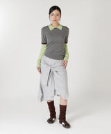 Layered Knit Tops-Forget-me-nots-Forget-me-nots Online Store