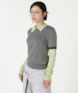 Layered Knit Tops-Forget-me-nots-Forget-me-nots Online Store