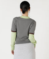 Layered Knit Tops-Forget-me-nots-Forget-me-nots Online Store