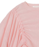 Drawstring Knit Top-Forget-me-nots-Forget-me-nots Online Store