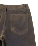 Flocked Denim Pants-Forget-me-nots-Forget-me-nots Online Store