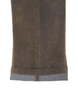 Flocked Denim Pants-Forget-me-nots-Forget-me-nots Online Store