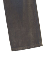 Flocked Denim Pants-Forget-me-nots-Forget-me-nots Online Store