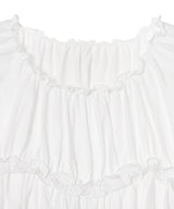 【Coming Soon】Gathered Mini Tee With Corset-Forget-me-nots-Forget-me-nots Online Store