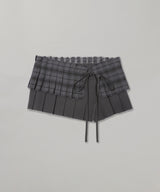 【Coming Soon】Layered Pleats Wrap Skirt-Forget-me-nots-Forget-me-nots Online Store