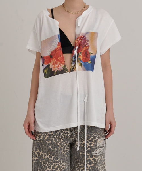Cut Off Tee-Forget-me-nots-Forget-me-nots Online Store
