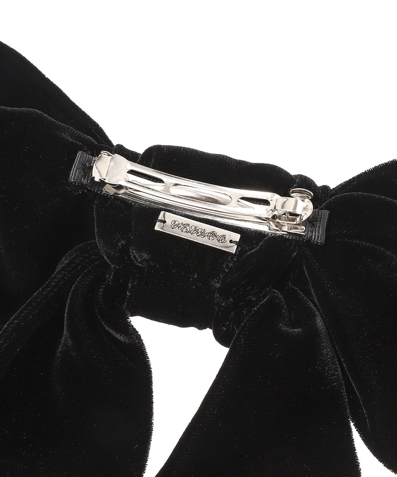 Velvet Bow Hair Clip｜フェティコ(FETICO)｜Forget-me-nots Online Store