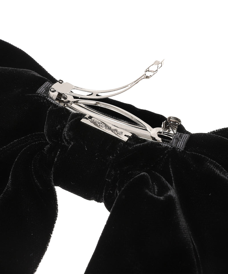 Velvet Bow Hair Clip｜フェティコ(FETICO)｜Forget-me-nots Online Store