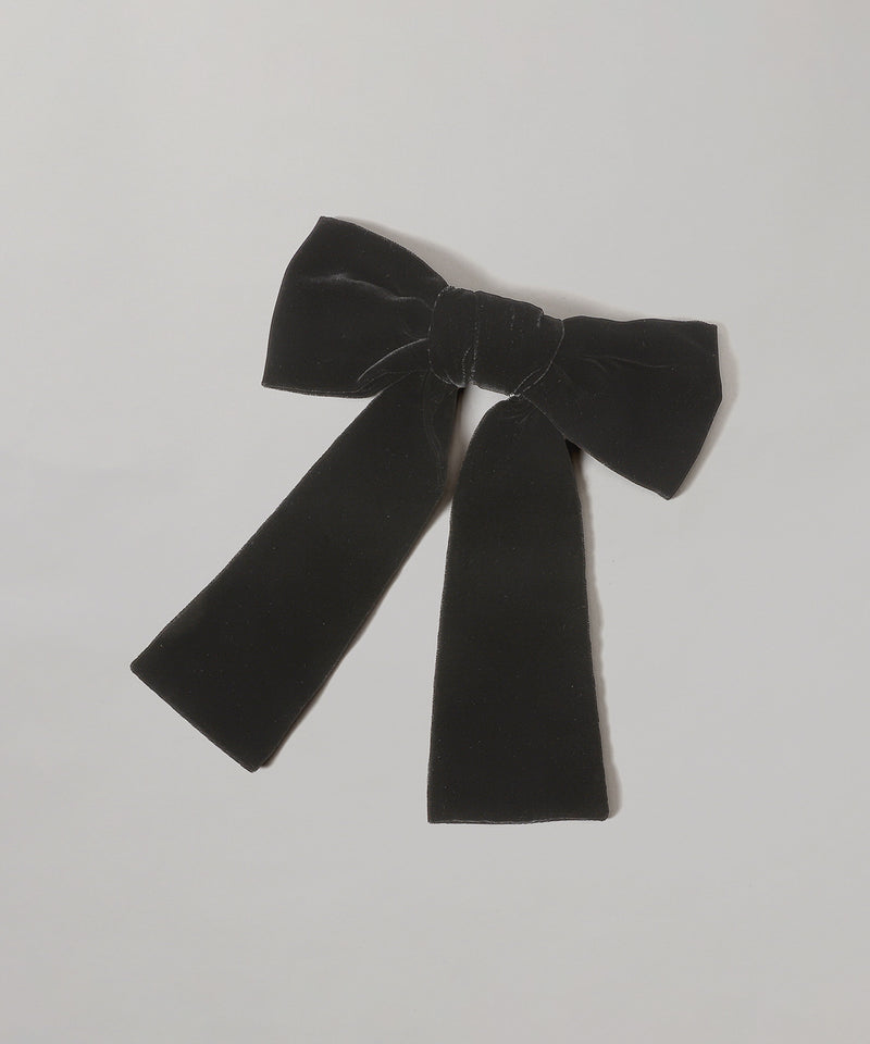 Velvet Bow Hair Clip｜フェティコ(FETICO)｜Forget-me-nots Online Store