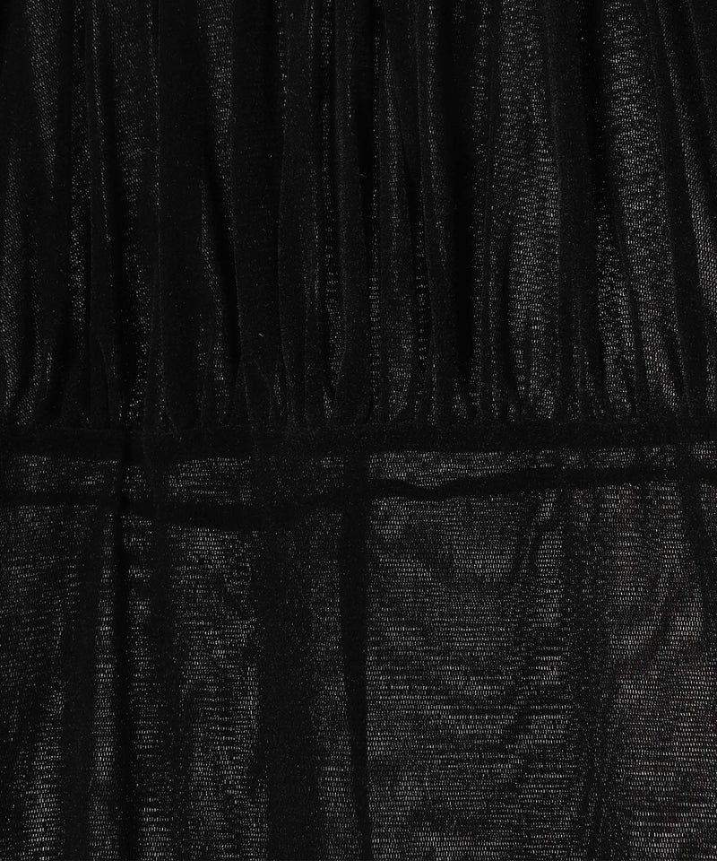 Velvet Tulle Turtleneck Bodysuit-FETICO-Forget-me-nots Online Store