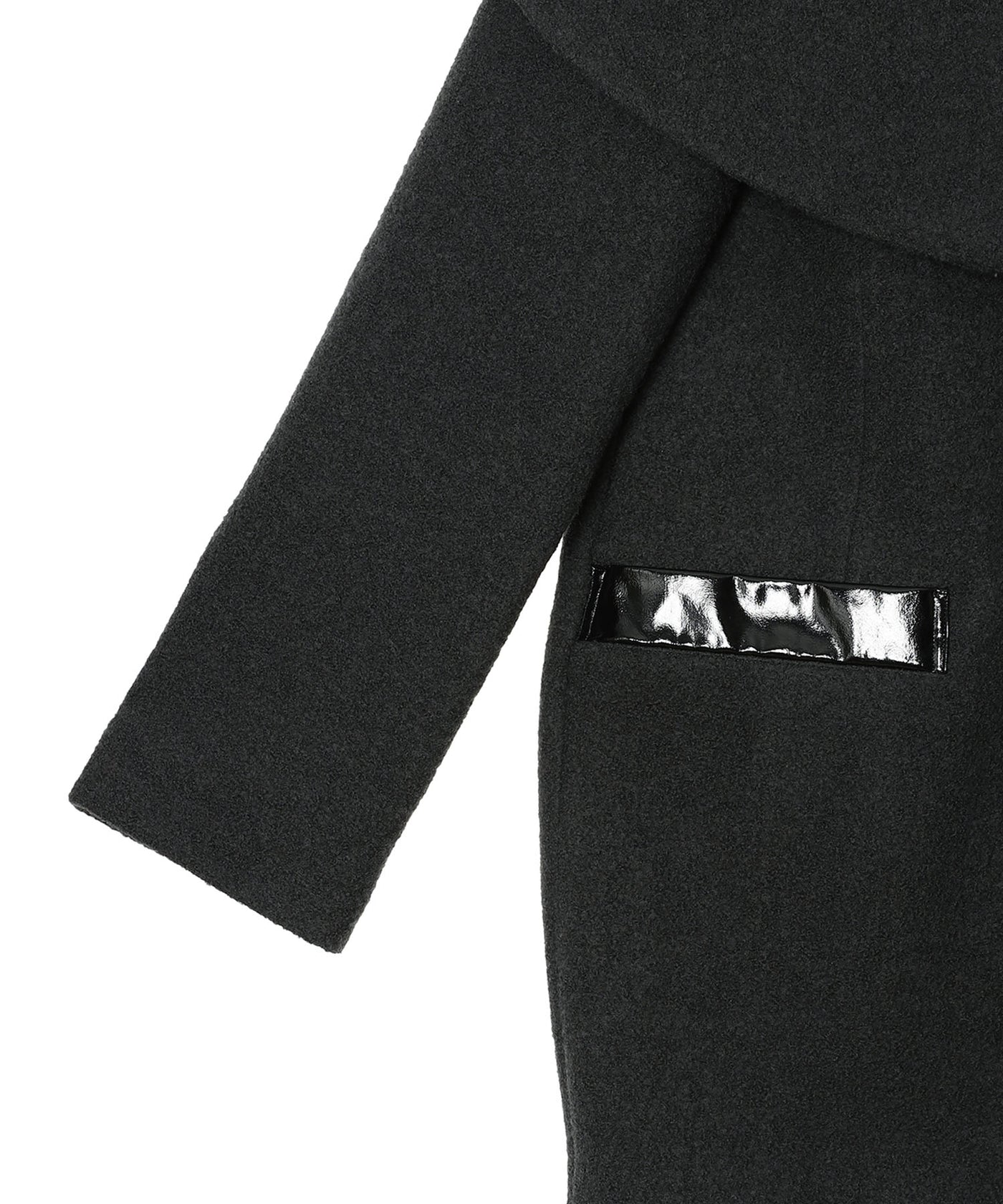 フェティコ(FETICO)｜Boucle Wool Cape Coat｜Forget-me-nots Online Store