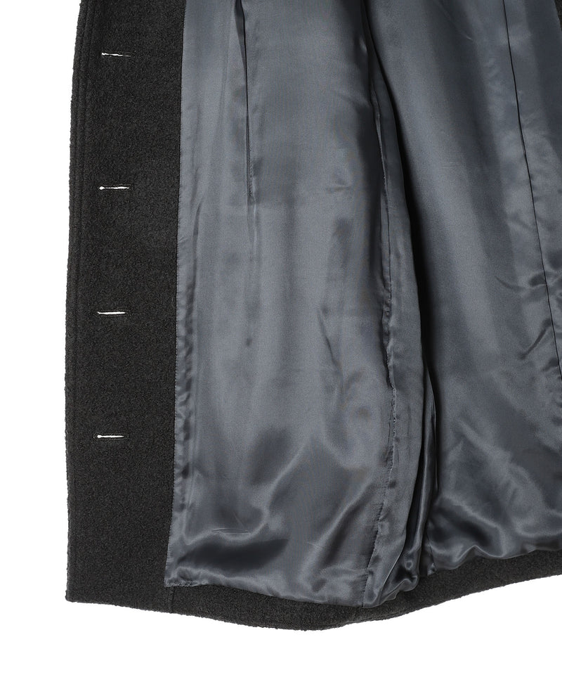 Boucle Wool Cape Coat-FETICO-Forget-me-nots Online Store