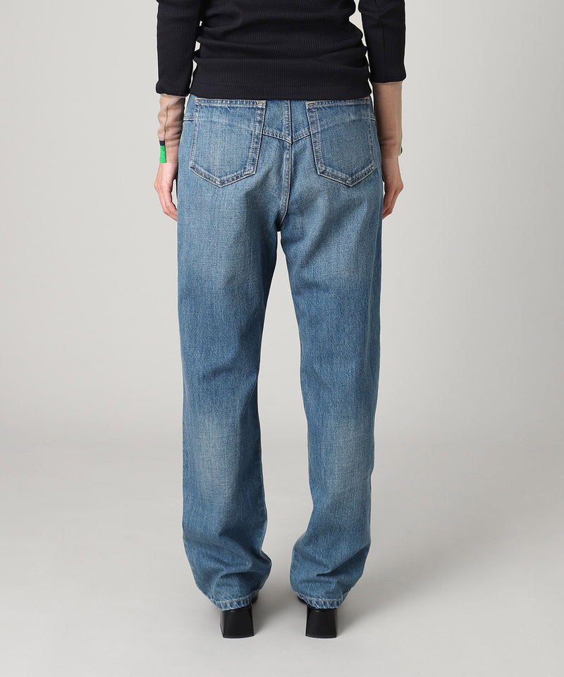 Embroidered Straight Jeans-FETICO-Forget-me-nots Online Store