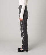 Embroidered Straight Jeans-FETICO-Forget-me-nots Online Store