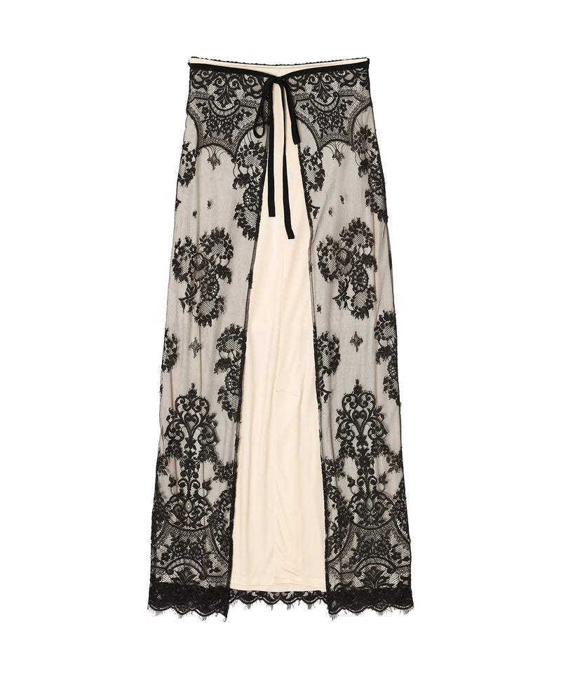 Embroidered Lace Skirt｜フェティコ(FETICO)｜Forget-me-nots Online