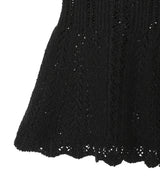 Boucle Knit Lace Cardigan-FETICO-Forget-me-nots Online Store