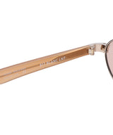 X Blanc Metal Oval Sunglasses-FETICO-Forget-me-nots Online Store