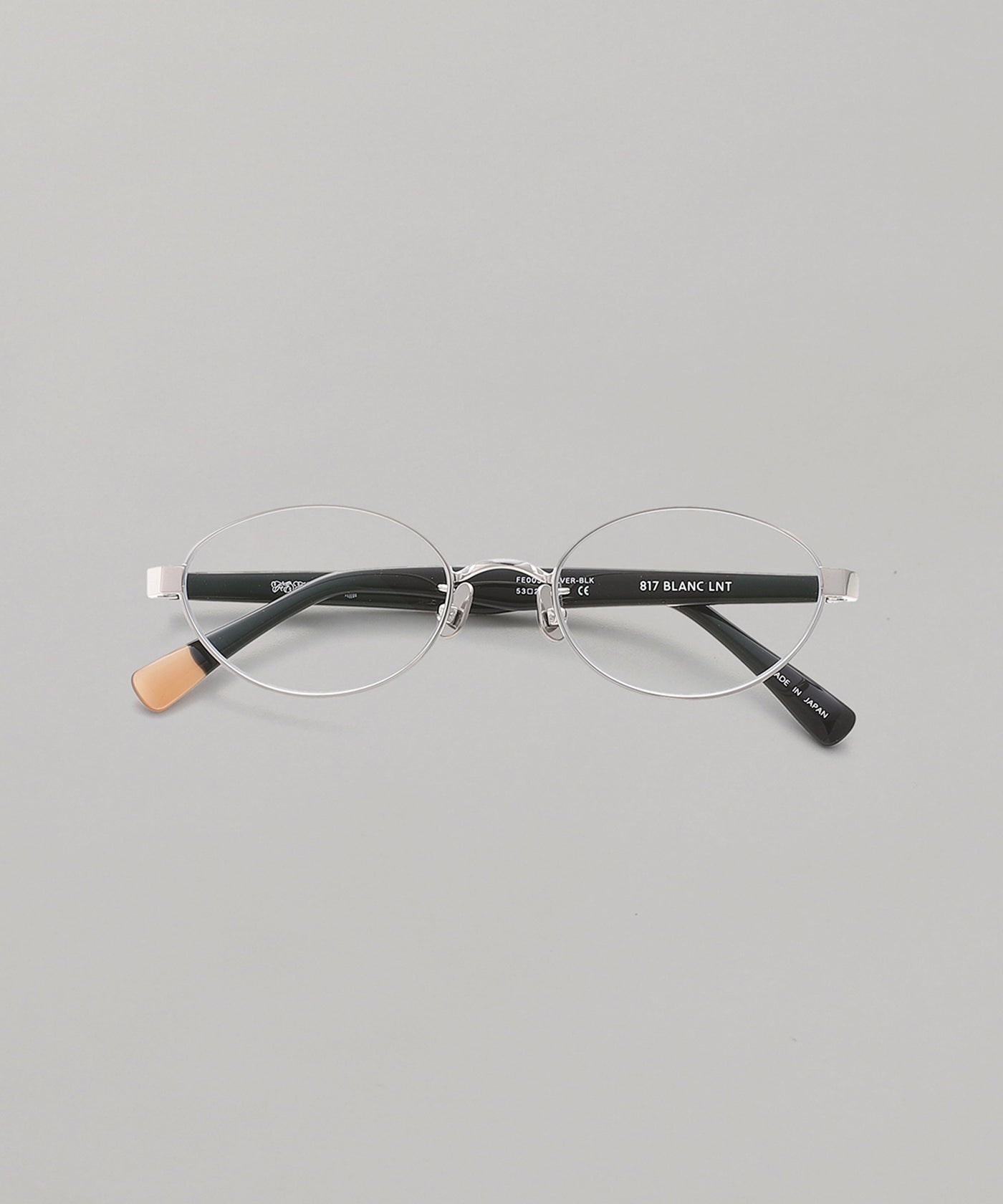 X Blanc Metal Oval Glasses｜フェティコ(FETICO)｜Forget-me-nots
