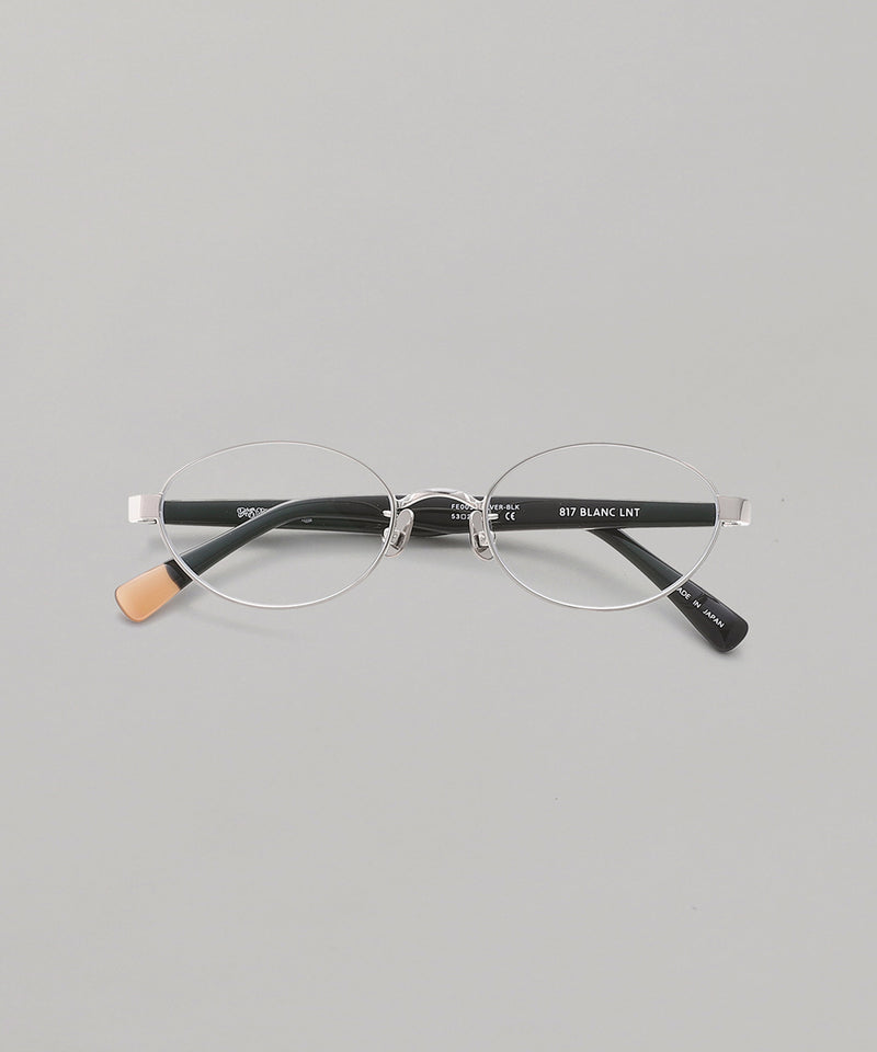 X Blanc Metal Oval Glasses｜フェティコ(FETICO)｜Forget-me-nots