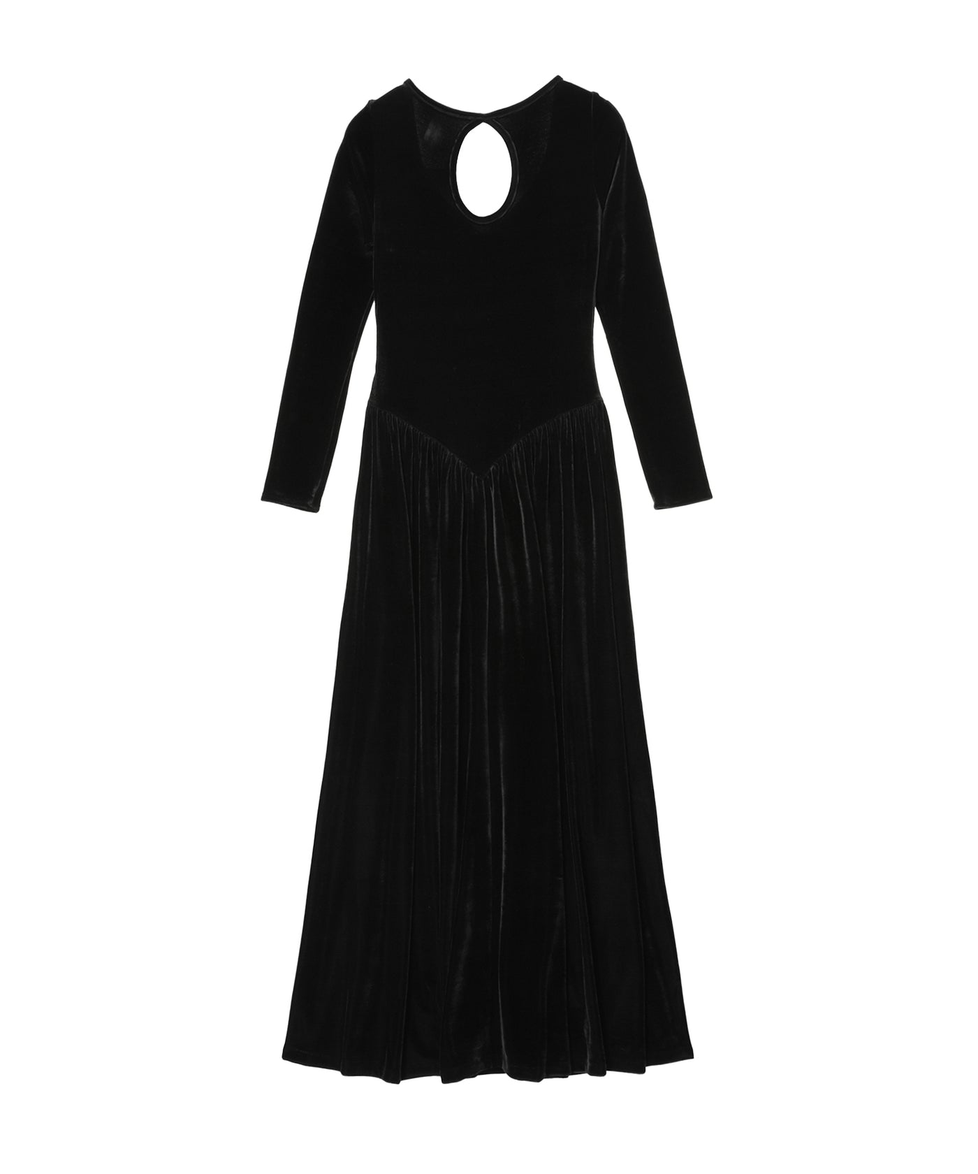 Velour Sweetheart Maxi Dress｜フェティコ(FETICO)｜Forget-me-nots