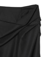 Flannel Draped Skirt