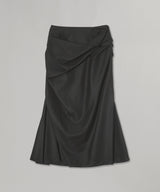Flannel Draped Skirt
