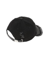 Washed Denim Cap With Embroidery-Feng Chen Wang-Forget-me-nots Online Store