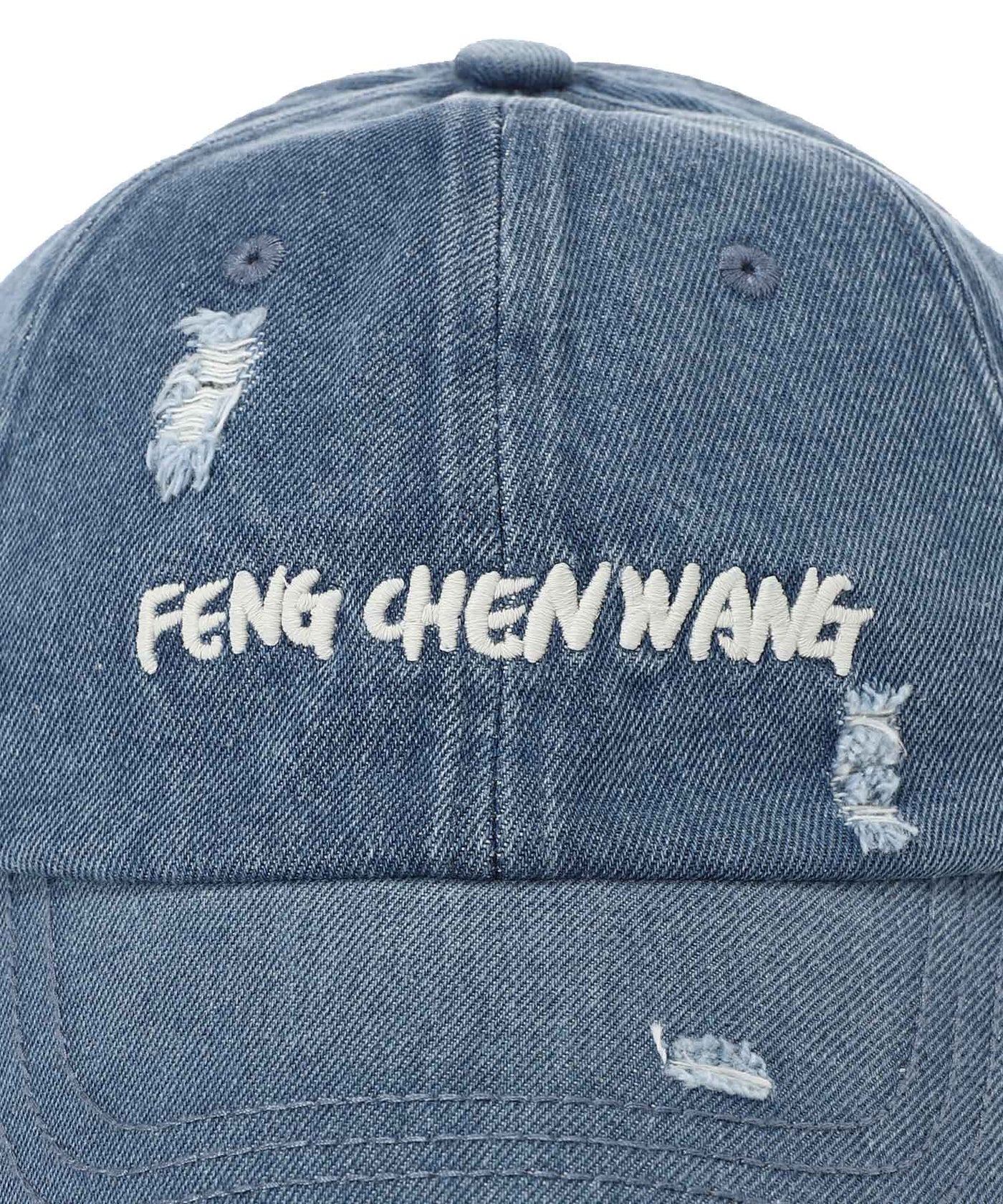 Distress Denim Cap｜フェンチェンワン(Feng Chen Wang)｜Forget-me