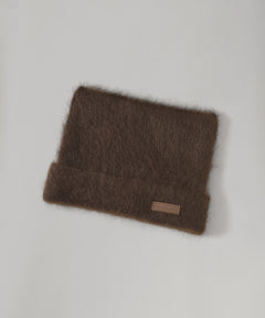 Brown Boxy Beanie