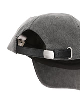 Gray Denim Spliced Baseball Cap-Feng Chen Wang-Forget-me-nots Online Store