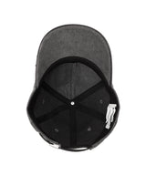 Gray Denim Spliced Baseball Cap-Feng Chen Wang-Forget-me-nots Online Store