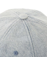 Blue Denim Washed Printed Baseball Cap-Feng Chen Wang-Forget-me-nots Online Store