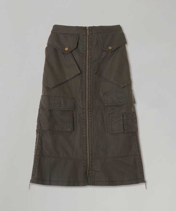 Zip Up Cargo Skirt-Feng Chen Wang-Forget-me-nots Online Store