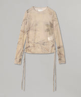 Printed Plant Dye Top-Feng Chen Wang-Forget-me-nots Online Store