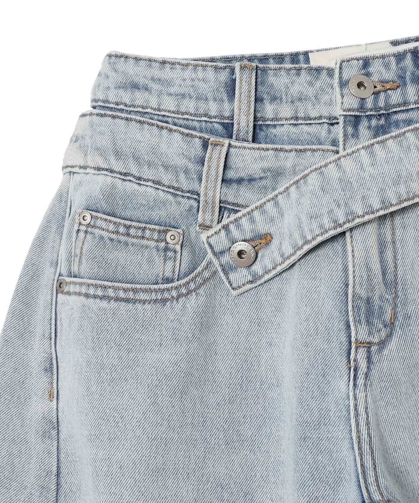 Double Wasit Denim Trousers｜フェンチェンワン(Feng Chen Wang 