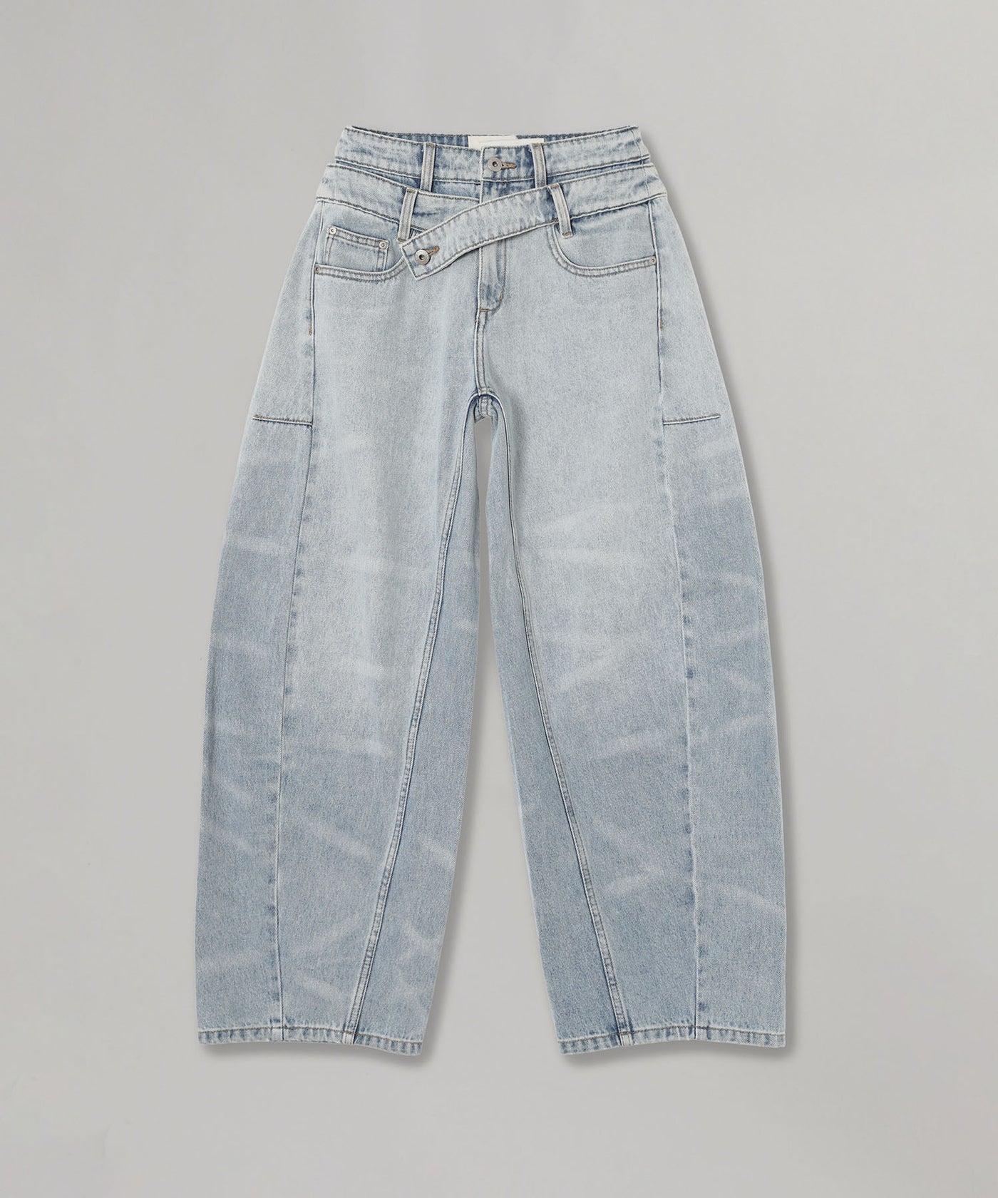 Double Wasit Denim Trousers｜フェンチェンワン(Feng Chen Wang
