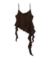 Asymmertrical Ruffle Top-Feng Chen Wang-Forget-me-nots Online Store