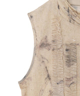Printed Plant Dye Top-Feng Chen Wang-Forget-me-nots Online Store