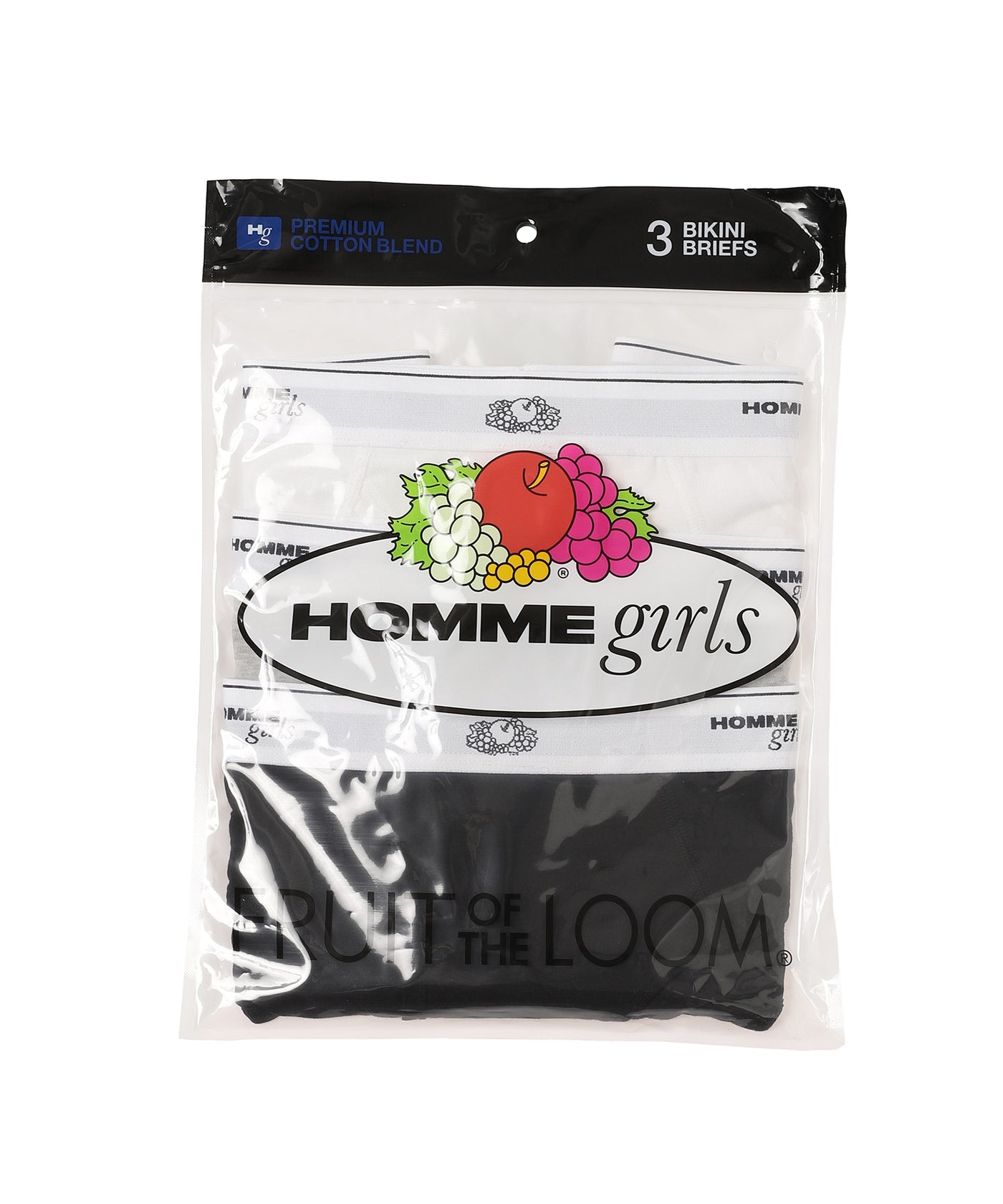 Bikini Brief (3-Pack)｜オムガールズ(HOMME girls)｜Forget-me-nots