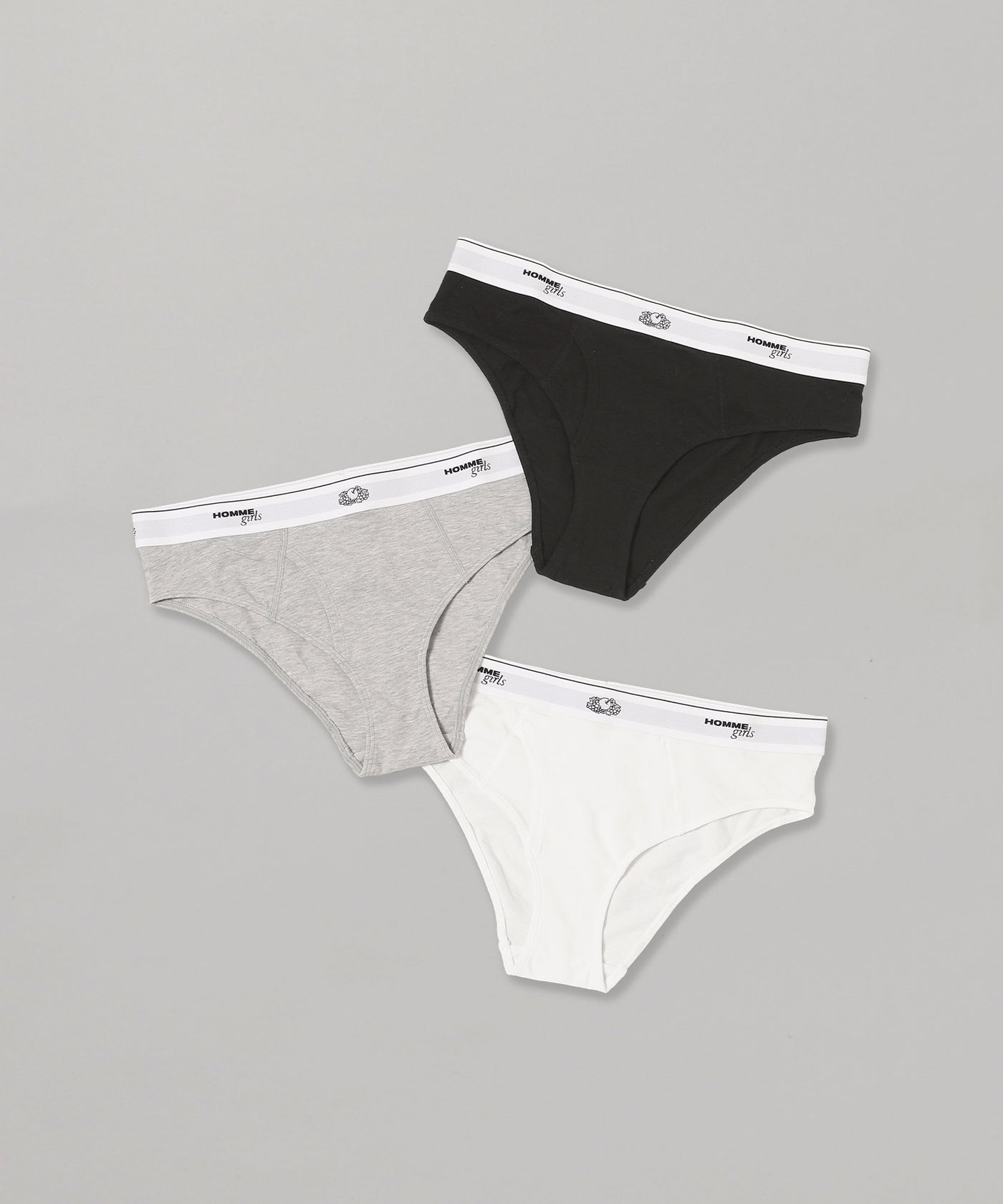 Bikini Brief (3-Pack)｜オムガールズ(HOMME girls)｜Forget-me-nots