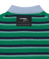 Knit Stripe Polo-HOMME girls-Forget-me-nots Online Store