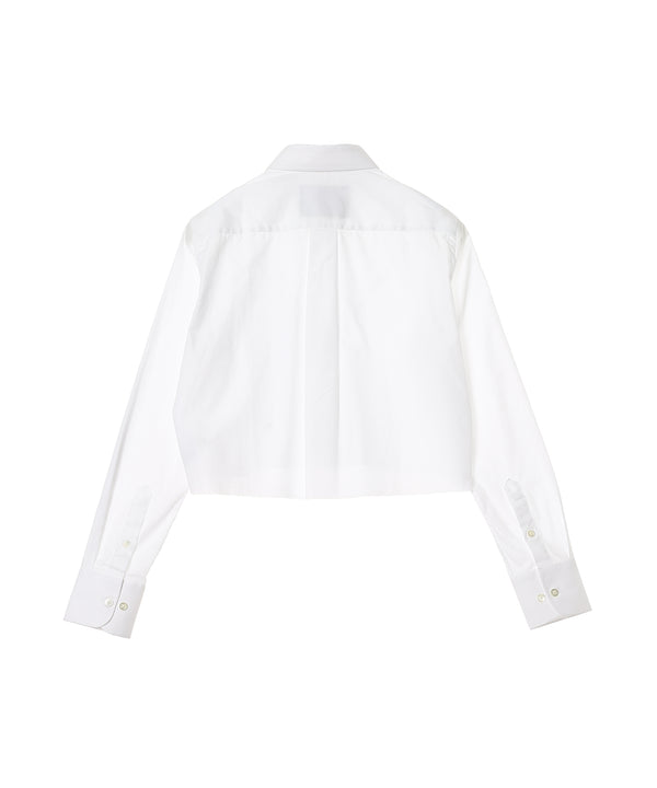Cropped Shirt (Solid)-HOMME girls-Forget-me-nots Online Store