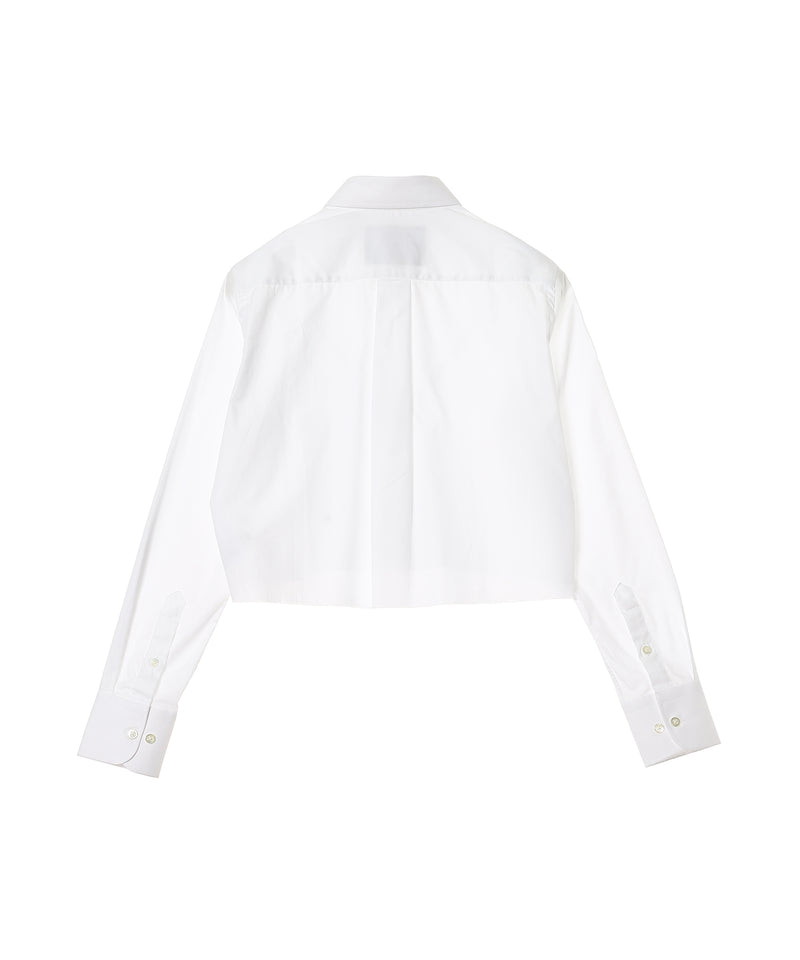 Cropped Shirt (Solid)-HOMME girls-Forget-me-nots Online Store