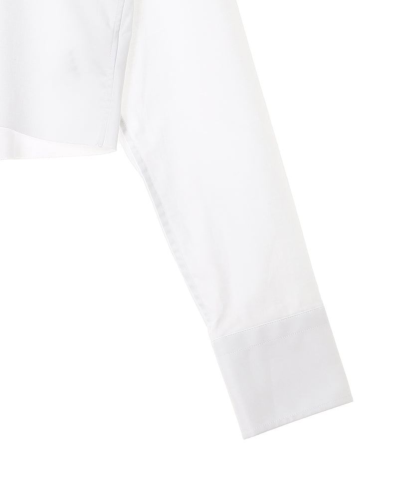 Cropped Shirt (Solid)-HOMME girls-Forget-me-nots Online Store