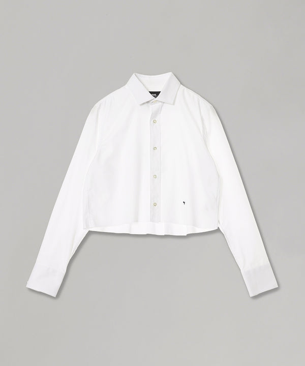Cropped Shirt (Solid)-HOMME girls-Forget-me-nots Online Store