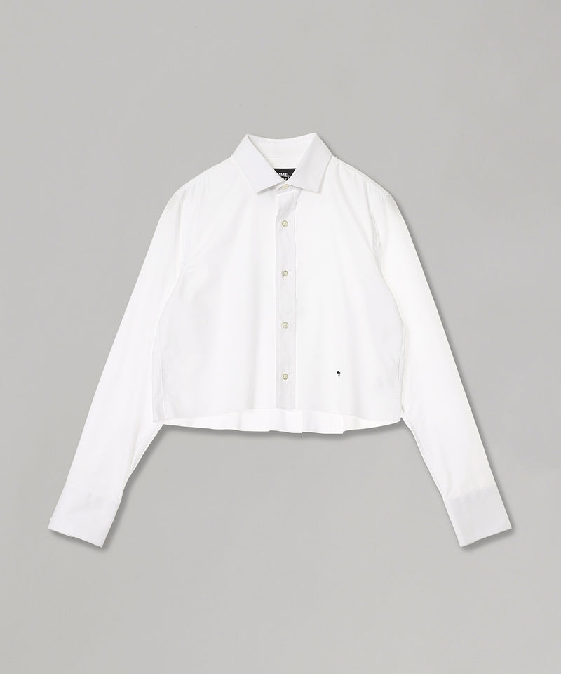 Cropped Shirt (Solid)-HOMME girls-Forget-me-nots Online Store